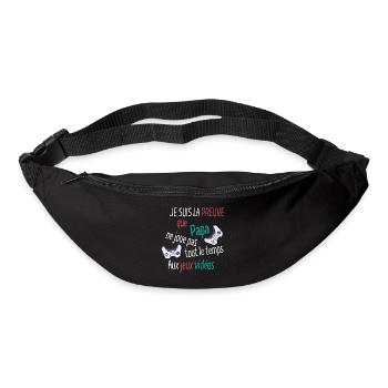 Je suis la preuve que papa ne joue pas - Sac banane - noir - Devant