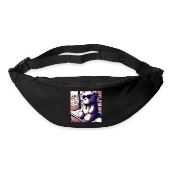 Teddy Manga II - Gürteltasche - Schwarz - Vorne