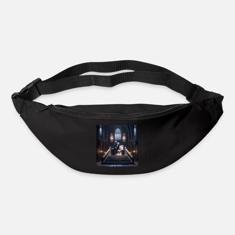 Fart Souls - Hollow Knight on Porcelain Throne #04 - Bum bag - black