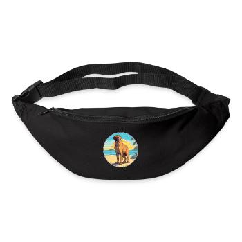 Boerboel Dog Breed Cartoon Kawaii Clipart Dog Pet - Bum bag - black - Front