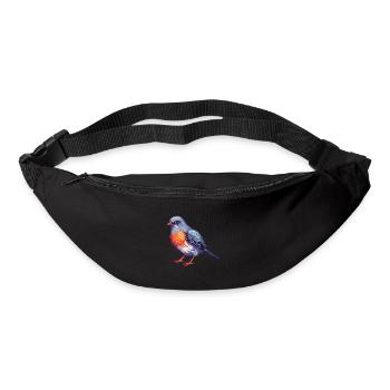 Cuckoo Colorful Watercolor Cartoon Kawaii Animal - Bum bag - black - Front