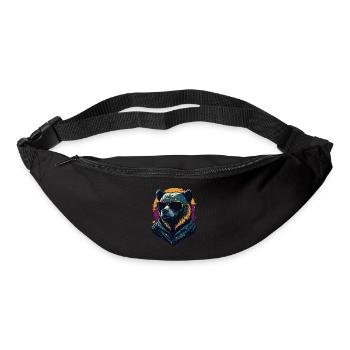 Bear with sunglasses - Bum bag - black - Front