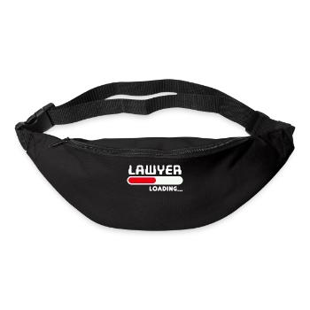 Karriere Statement Erfolg Jurist Beruf Arbeit - Gürteltasche - Schwarz - Vorne