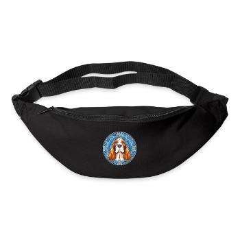 Basset Bleu De Gascogne Dog Breed Stained Glass Co - Bum bag - black - Front