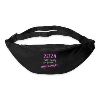 Quoicouceh clair - Sac banane - noir - Devant