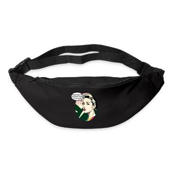 Beauty begins the moment you decide to be yourself - Bum bag - black - Front