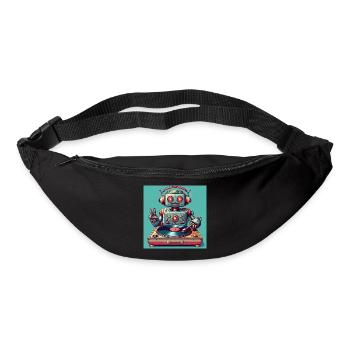 Platine vinyle robotisée - Sac banane - noir - Devant