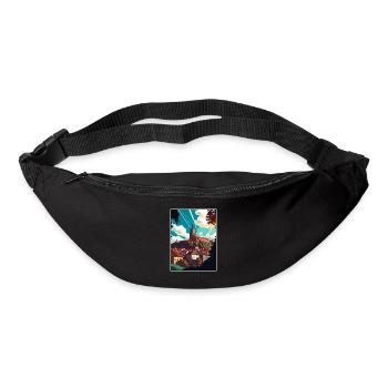 Fribourg Switzerland Vintage Travel Poster WPA Art - Bum bag - black - Front