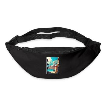 Adana Türkei Vintage Reiseposter WPA Souvenir - Gürteltasche - Schwarz - Vorne