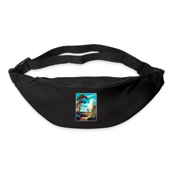 Hoge Veluwe Niederlande Vintage Reiseposter WPA - Gürteltasche - Schwarz - Vorne