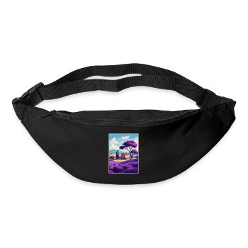 Provence Frankreich Vintage Reiseposter WPA Souvenir - Gürteltasche - Schwarz - Vorne