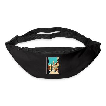 Modena Italien Vintage Reiseposter WPA Souvenir - Gürteltasche - Schwarz - Vorne