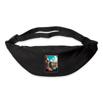 Bayonne France Vintage Travel Poster WPA Souvenir - Bum bag - black - Front