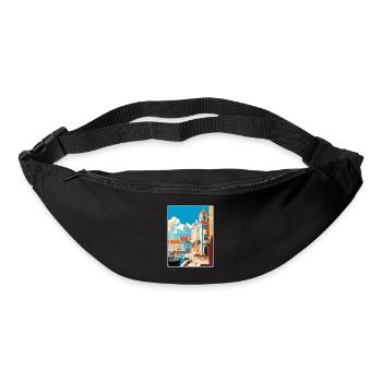 Aveiro Portugal Vintage Travel Poster WPA Souvenir - Bum bag - black - Front
