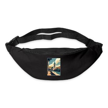 Krems An der Donau Österreich Vintage Reiseposter - Gürteltasche - Schwarz - Vorne