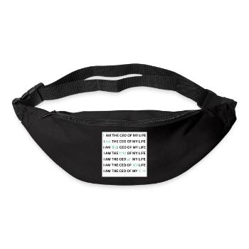 I AM THE CEO OF MY LIFE - Gürteltasche - Schwarz - Vorne