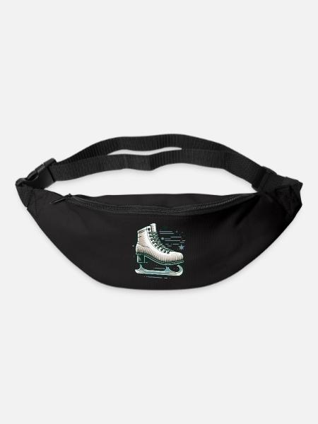 SCHLITTSCHUH EISLAUFEN WINTER SCHNEE SCHUHE SPORT - Gürteltasche - Schwarz