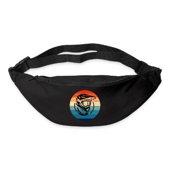 Vélo de montagne pour femmes Cycliste pour hommes Vététiste - Sac banane - noir - Devant