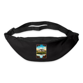 Loire Valley France Vintage Travel Poster Souvenir - Bum bag - black - Front