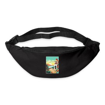 Costa Brava Spanien Vintage Reiseposter Souvenir - Gürteltasche - Schwarz - Vorne