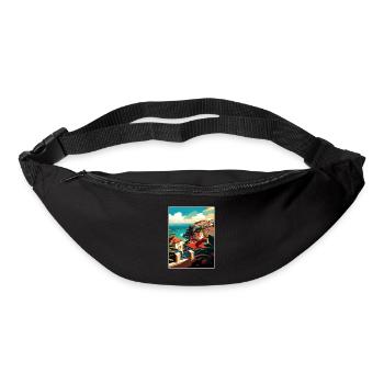 Sao Miguel Portugal Vintage Travel Poster Souvenir - Bum bag - black - Front
