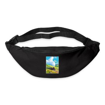 Orient Express Europa Deko Vintage Reiseposter - Gürteltasche - Schwarz - Vorne