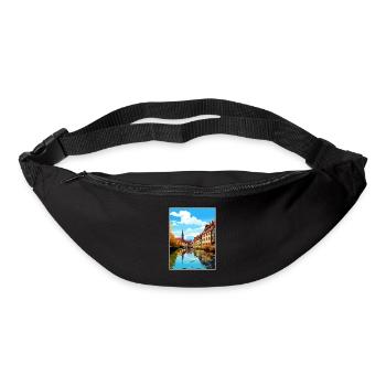 Nuremberg Decoration Germany Vintage Travel Poster - Bum bag - black - Front