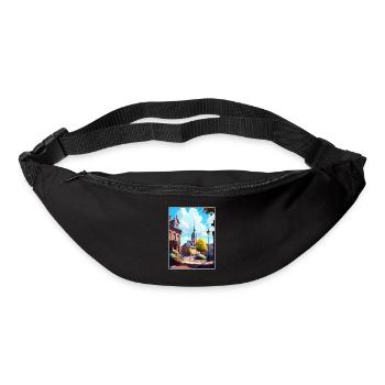 Lund Sweden Vintage Travel Poster WPA Souvenir - Bum bag - black - Front