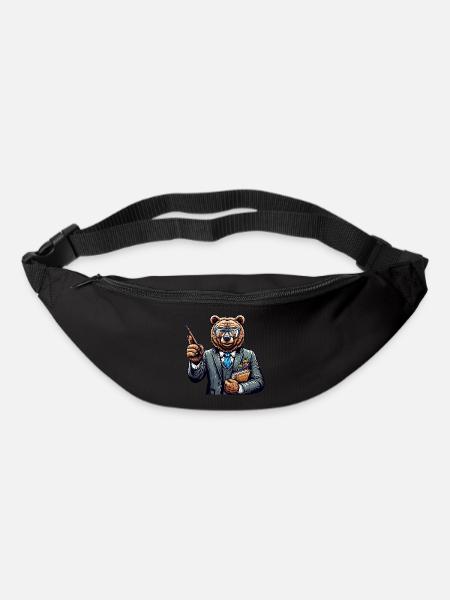 Cute Bear Teacher - Gürteltasche - Schwarz