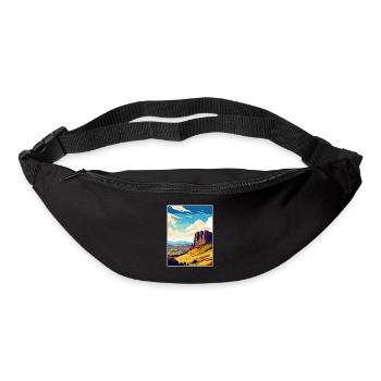 Salisbury Crags Edinburgh Scotland Travel Poster - Bum bag - black - Front