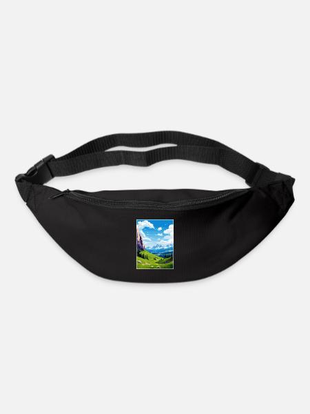 Dolomites, Alpes dolomitiques, Dolomites, Italie - Sac banane - noir