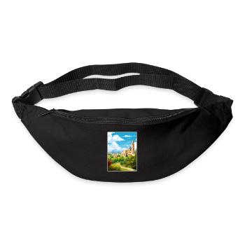 Cordoue Espagne Vintage voyage affiche WPA Souvenir - Sac banane - noir - Devant