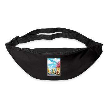 Notting Hill London Vintage Travel Poster Souvenir - Bum bag - black - Front