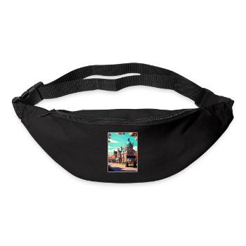 Harrogate Angleterre Vintage voyage affiche Souvenir - Sac banane - noir - Devant