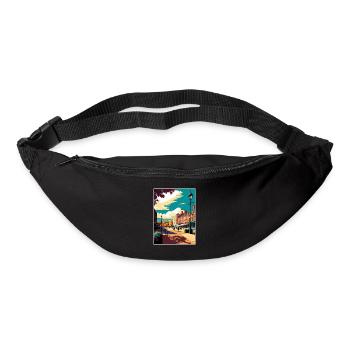 Penrith Dekoration Vintage Reise Poster Souvenir - Gürteltasche - Schwarz - Vorne