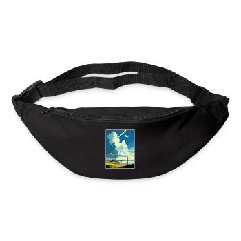 Lydd England Kent Vintage Travel Poster Souvenir - Bum bag - black - Front