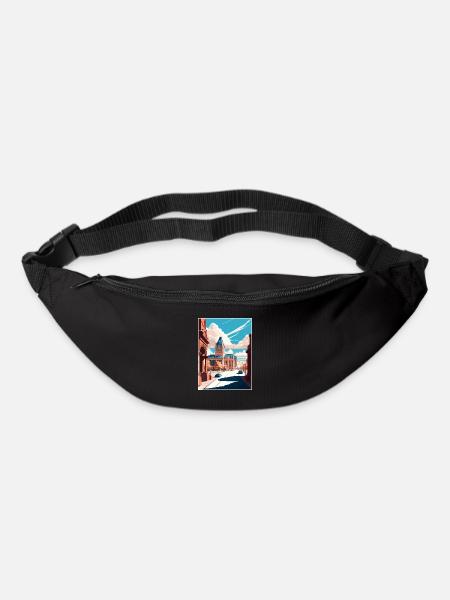 Syracuse New York State Vintage Reiseposter WPA - Gürteltasche - Schwarz
