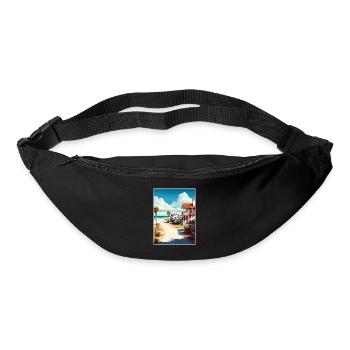 Santa Rosa Beach Florida Vintage Travel Poster WPA - Bum bag - black - Front