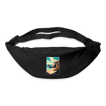 El Matador California Cali Vintage Reiseposter - Gürteltasche - Schwarz - Vorne