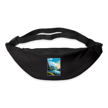 Kenai Fjords Nationalpark Alaska Reiseposter - Gürteltasche - Schwarz - Vorne