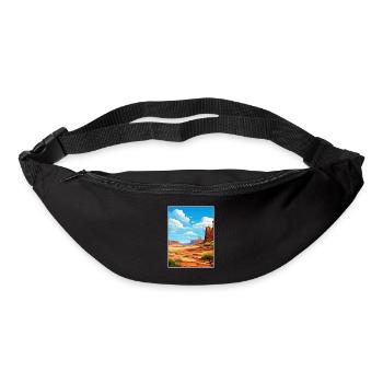 Canyonlands National Park Vintage Travel Poster - Bum bag - black - Front