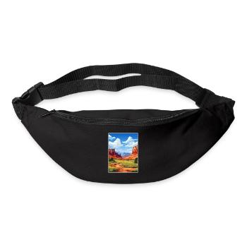 Capitol Reef National Park Vintage Reiseposter - Gürteltasche - Schwarz - Vorne