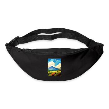 Hawai Volcanoes National Park Travel Poster - Bum bag - black - Front