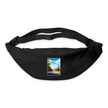 Salt Lake Utah Vintage voyage affiche WPA Souvenir - Sac banane - noir - Devant