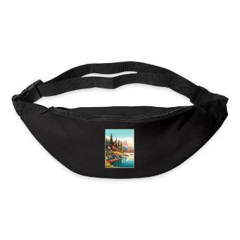 Lake Tahoe Nevada Vintage Travel Poster Souvenir - Bum bag - black - Front