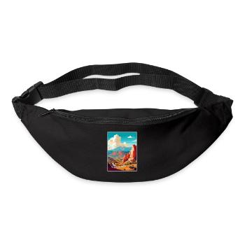 Colorado Springs Vintage Reiseposter Souvenir - Gürteltasche - Schwarz - Vorne