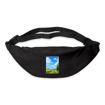 Hauraki Rail Trail New Zealand Travel Poster - Bum bag - black - Front
