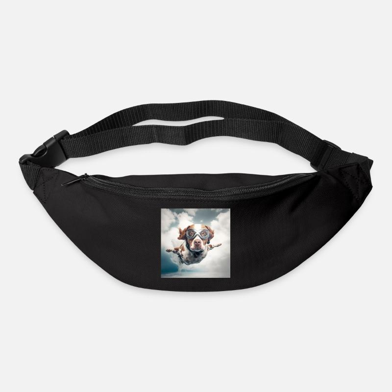 Fliegender Hund - Gürteltasche - Schwarz