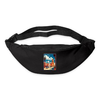Guadalajara Decoration Vintage Travel Poster WPA - Bum bag - black - Front