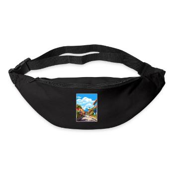 San Jose Costa Rica Vintage Travel Poster Souvenir - Bum bag - black - Front